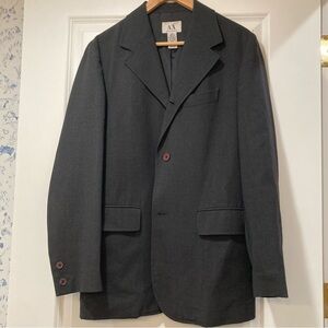 Armani Exchange Charcoal Blazer
